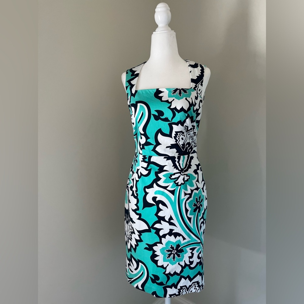 Banana Republic Milly Collection Eden Rock Printed Cocktail Dress